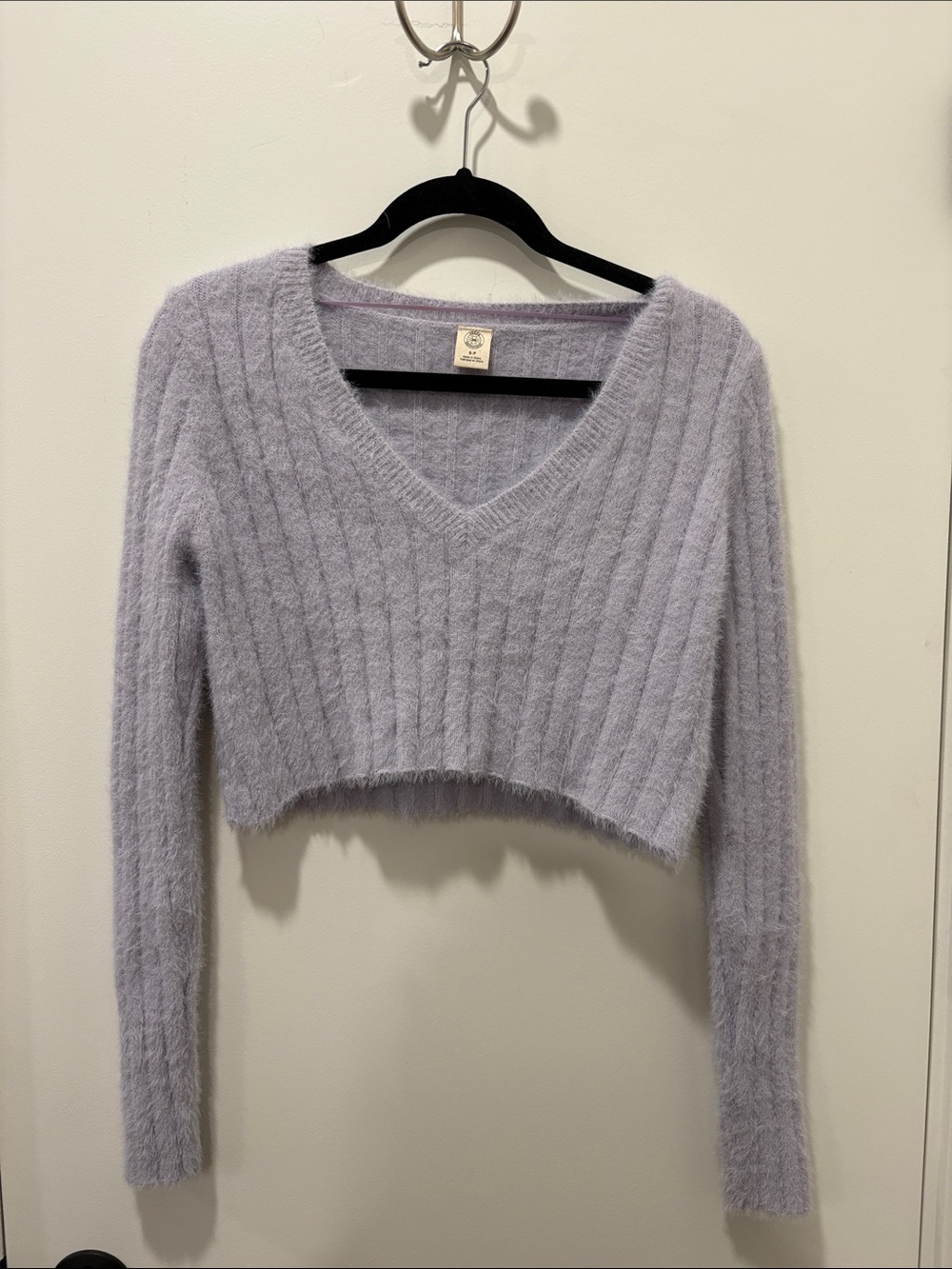Urban Outfitters UO Martini Sweater in Lavender, V-Neck